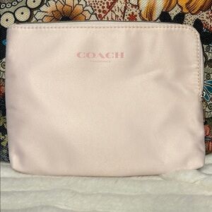 Coach Light Pink Fragrance Cosmetic Bag
